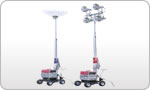 発電機付投光器